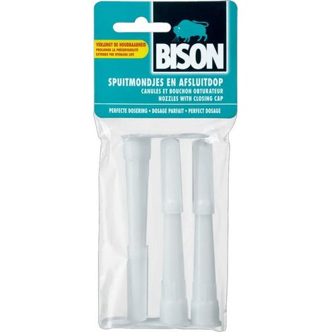 Kanülen mit Stopfen Bison für Kartusche