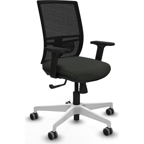 Chaise de bureau piqueras y crespo Yunquera noir réglable (1/2)