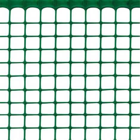 TENAX Quadra 20 Verde 0,50 x 3 m, Rete Protettiva in Plastica per Cancelli, Recinzioni e Balconi (1/4)