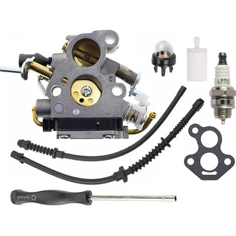 Carburateur Compatible avec Husqvarna 435 435E 440 440E CS410 CS2240 CS2240S - Pièce de Rechange pour Tronçonneuse (1/5)