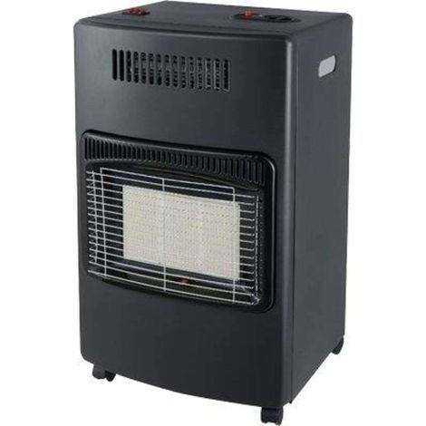 STUFA GAS GPL INFRAROSSI MITRA VENTILATA - NERO WATT 4200 CM 42X38 H.CM 72 - 1 pezzo