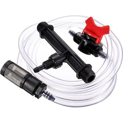 Kit d'arrosage de jardin, 3 raccords et 1 tuyau, connecteur en T, système d'irrigation goutte à goutte. G3/4 (1/5)