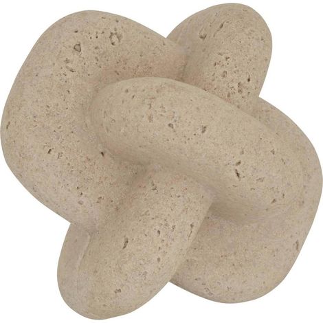 Déco à Poser Effet Pierre "Dave" 14cm Beige (1/3)