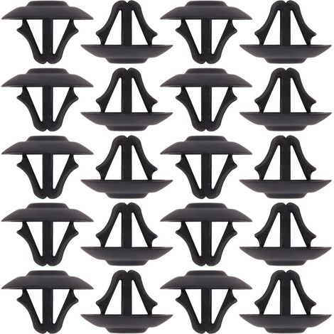 Lot de 20 clips de fixation pour isolation de capot compatibles avec A0019880325 (1/5)