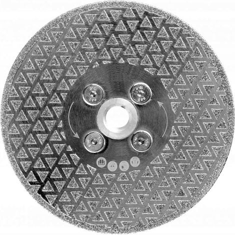 Disque diamanté pour chanfreiner et rectifier les carreaux de grès cérame 125 mm M14 KD11228 (1/5)