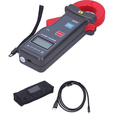 Pince ampèremétrique de fuite ETCR-6600, mesure AC 0mA-600A, testeur de courant avec communication USB, pour diagnostic électrique (1/5)