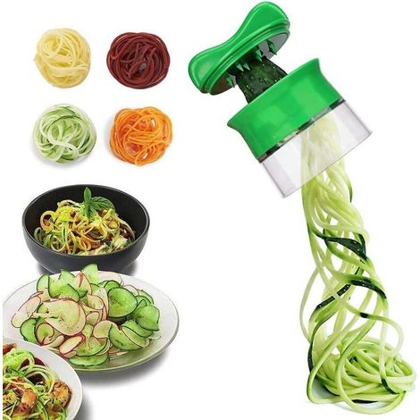 Coupe-legumes Spiralizer - ABS Sans BPA Et Acier Inoxydable 304 - Pour Courgettes Carottes Concombres - Compact Leger - 1 Piece (1/5)