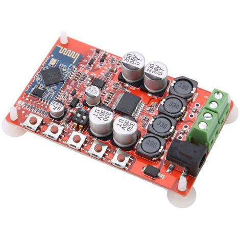 DEESSE SHOP-TDA7492P 50W 2 Module de carte d'amplificateur de récepteur audio Bluetooth sans fil double canal J3J7 (1/5)