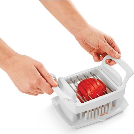 Aides de cuisine Metaltex Slicy Blanc/Acier inoxydable