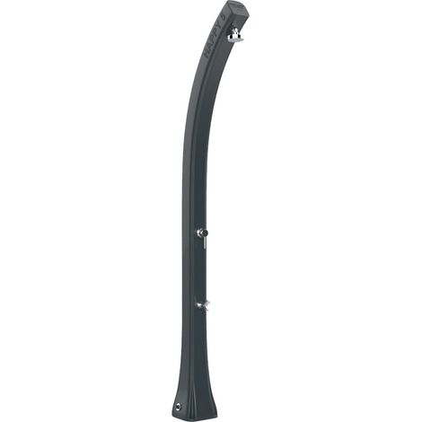Doccia solare da giardino 28l miscelatore e lavapiedi arkema happy five grigio antracite (1/5)