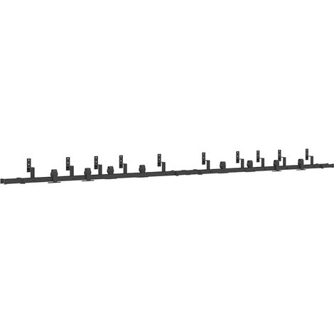 Maison Exclusive - Schiebetürbeschlag-Set 400 cm Stahl Schwarz