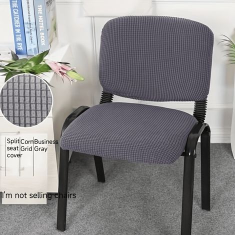 Housse de Chaise - Velours Polaire - 95 Polyester 5 Elasthanne - Universelle - Anti-Dérapante - Facile À Nettoyer - 1 Pièce (1/5)