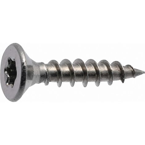 Vite A4 in acciaio inox a testa svasata per pannelli truciolari, 5x50 mm, 10 pz.