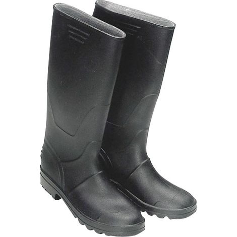 Botas de agua altas  Katiuskas negras  Calzado laboral  Botas de agua hombre  Botas de agua mujer  Botas de goma  40  40