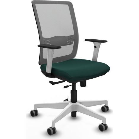 Silla piqueras y crespo Haches blanco ruedas 65 mm soporte lumbar (1/2)