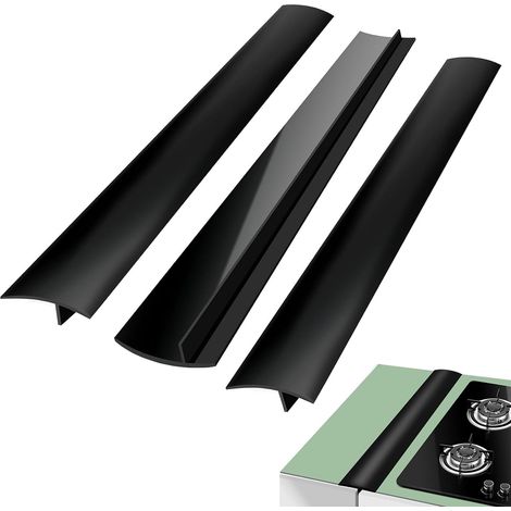 Joint Silicone - 3 Pièces - Noir - 63,5CM - Pour Cuisinière Et Plan De Travail (1/5)