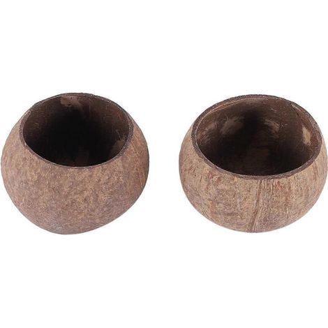 Ciotola ricavata da gusci di cocco per candele versate, ciotola in cocco, ciotola in legno di cocco (1/4)