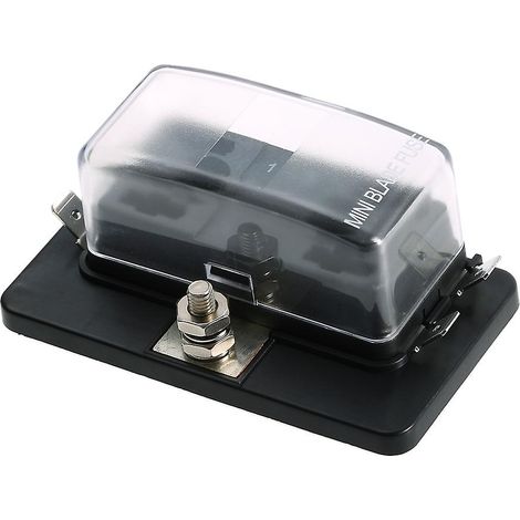 Porte-fusibles à 4 voies pour mini-lames APM ATM 5A 10A 25A pour voiture, bateau, trike 12V 24V (1/4)