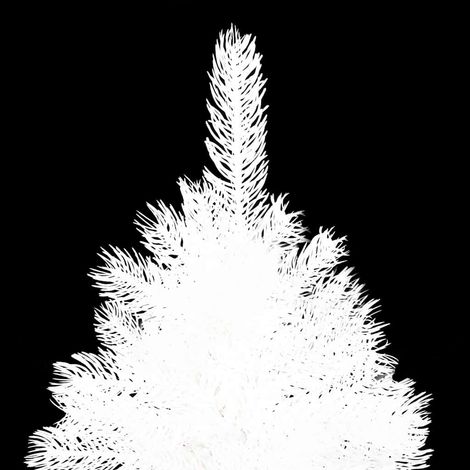 vidaXL Künstlicher Weihnachtsbaum Naturgetreue Nadeln Weiß 120 cm (1/5)