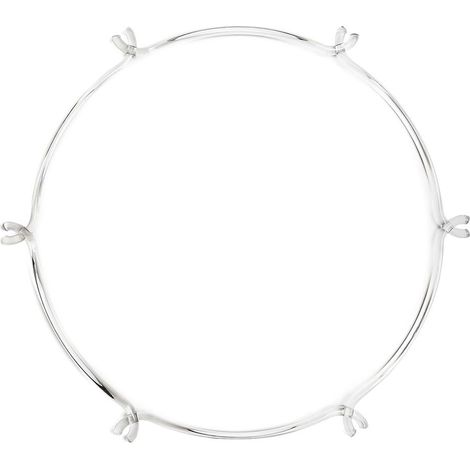 creative cables - Cage Cerchio - Struttura per lampadari - S - Ï 40 cm, Trasparente