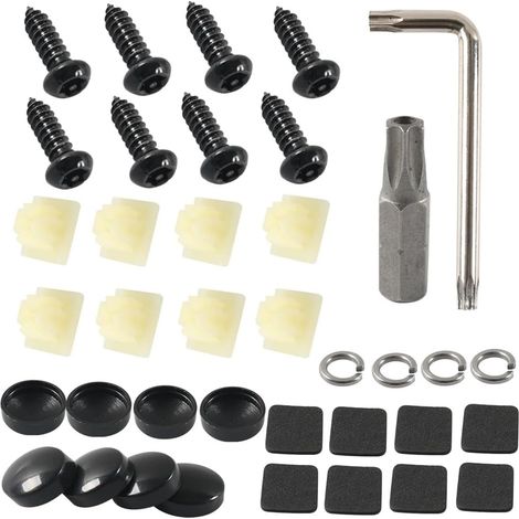 Kit de vis pour plaque d immatriculation insert de boucle (1/5)