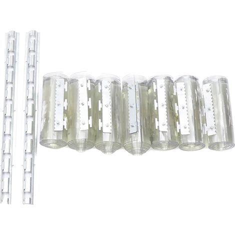 Cortinas de PVC, material de PVC, fácil instalación, ver más abajo las descripciones de tamaños, parte superior con ojales. (1/5)