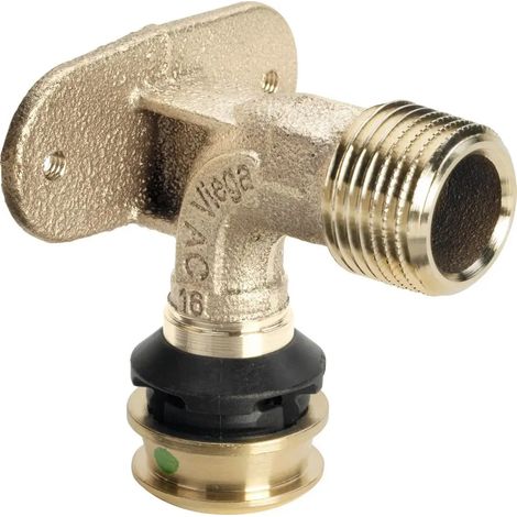 Viega Raxofix piastra a muro, d 20mm, R 1/2 bronzo al silicio Modello 5325.4, 724450