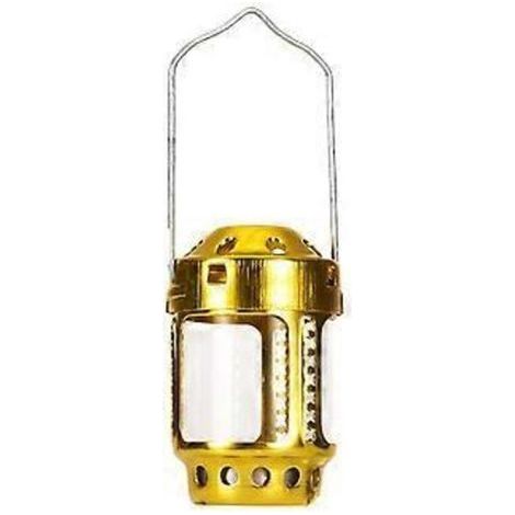 Lanterne à bougie SZTXJ Mini, lumineuse, en alliage d'aluminium et laiton, lampe suspendue pour la pêche nocturne, le camping et la pêche en plein air (1/5)