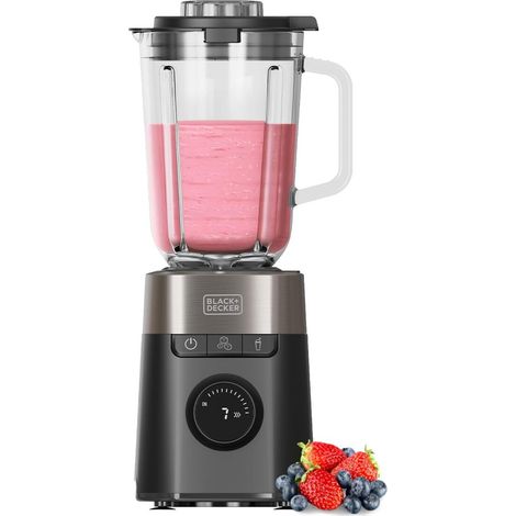 Black & Decker BXJB1201E 2,2 L Batidora de vaso 2200 W Negro, Plata, Transparente (1/3)