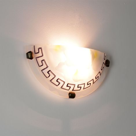 APPLIQUE ETRUSCO MEZZALUNA 30CM E27 (1/5)