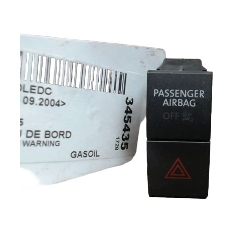 [PRODUIT D'OCCASION] Bouton De Warning SEAT Toledo 2004- ♻️ Ref Oe. 6ja953507afli - Garantie à vie (1/3)