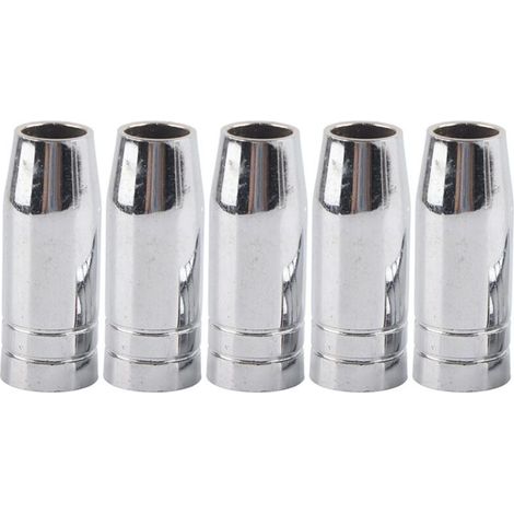 Lot De 5 Buses De Gaz Mig Consommables De Torche De Soudage Mb 25ak Mig Mag Buse De Gaz Conique De 15 Mm Pour Torche De Soudage Binzel Mb 25ak Mig/Mag (1/4)