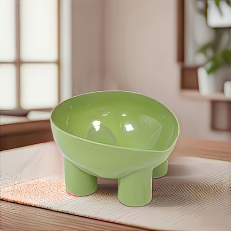 1x Gamelle pour animaux élégante et ergonomique : design incliné, protecteur pour le cou et anti-vomissement, pour chats et chiens.