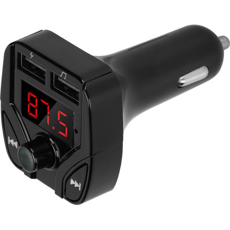 Émetteur FM Bluetooth, kit mains libres, lecteur audio MP3 sans fil avec ports USB pour voiture (1/5)