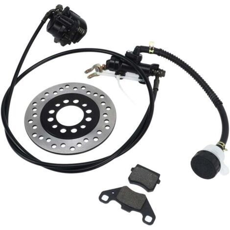SUNXURY Kit de frein à disque plaquette de frein Rotor de disque pour 50cc 110cc 125cc 150cc 200cc 250cc Dirt Bike Quad ATV Go Kart (1/4)
