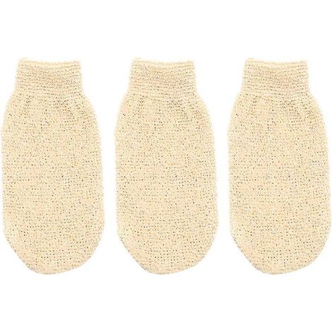 3-teiliges Set Badereinigungshandschuhe
