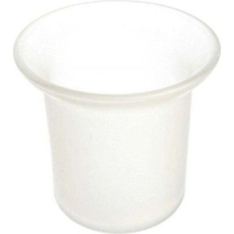 Cleafe - Ersatz-Toilettenbürstenhalter aus mattiertem Glas, Badezimmerzubehör 52597 - (1/3)
