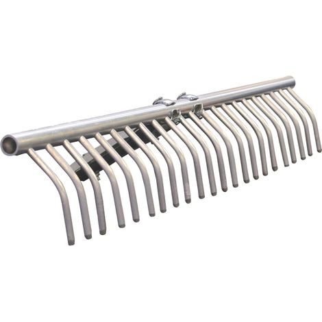 Rastrello In Alluminio Per Fieno 22 Denti Regolabili Brixo (1/3)