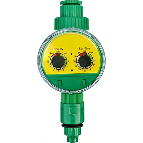 1 Programmeur Arrosage Automatique, Vert, Fréquence 1-72h, Durée 1-120min, Pour Jardin
