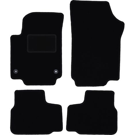 Tapis en velours noir pour : Seat Mii à hayon (2011-) (1/5)