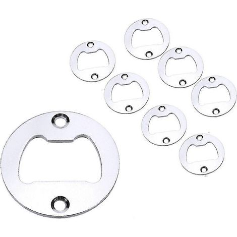Kit de 10 ouvre-bouteilles en acier inoxydable à monter soi-même, Hardware-Perfect, un accessoire fonctionnel pour la maison et la cuisine.-AquaForge (1/5)