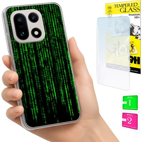 Funda para OnePlus 15 Photo, cubierta trasera + cristal 9H (1/5)