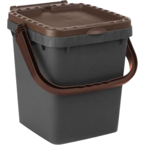 Ecoplast Pattumiera Ecoplus (20lt) - Marrone - ACCESSORI Casa (1/2)