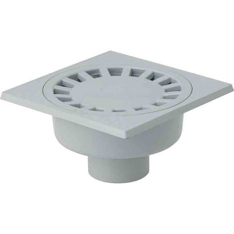 PVC-Bodenablauf 250 x 250 - grau GIRPI
