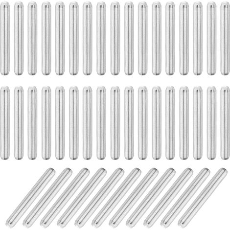 110 Pcs 2mm x 16mm Stainless Steel 304 Shelf Support Pins for Shelves, Cabinets and Furniture, Nickel Plated, Silver Tone (1/5)
