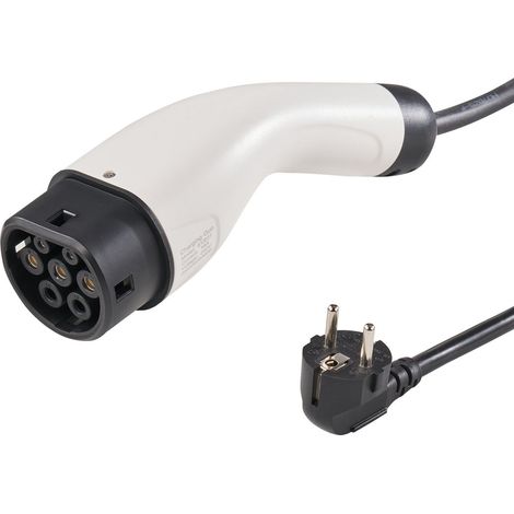 Chargeur portable EV Type 2 16 A 3,7 kW avec câble 8,6 m et écran LCD, station de recharge domestique IP66 avec sac et crochet. (1/5)