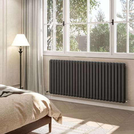 AVER-GROWTH 600x1584mm Horizontal Modern Column Radiator Anthracite (1/5)
