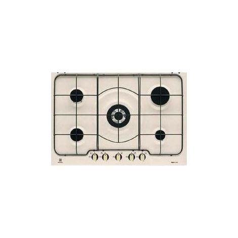 Placa de gas Electrolux RGG7253OON Triple Corona Color Arena 75 cm