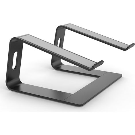 Support Ordinateur Portable, Support PC Portable Ventilé en Aluminium, Ergonomique Bureau Laptop Stand pour MacBook Pro/Air, Surface, HP, Dell, Lenovo, Acer, ASUS, 10"-17" Laptops - Gris (1/5)
