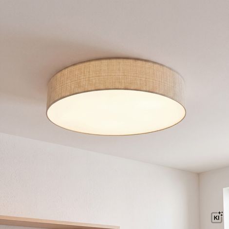 Deckenlampe Grau Papier 7-flmg SELINA Leuchte (1/5)